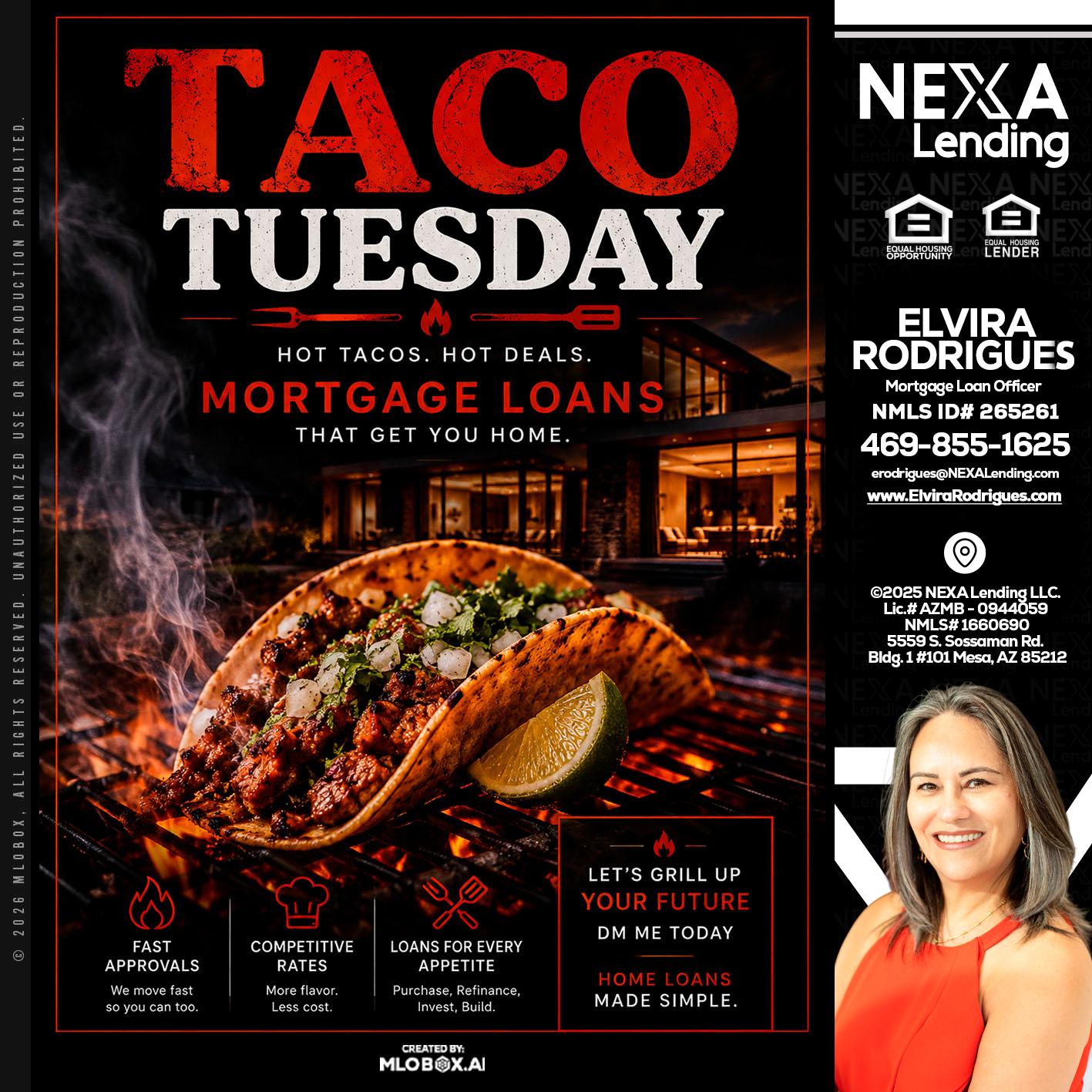 TACO TUESDAY - Elvira Rodrigues -Mortgage Loan Officer