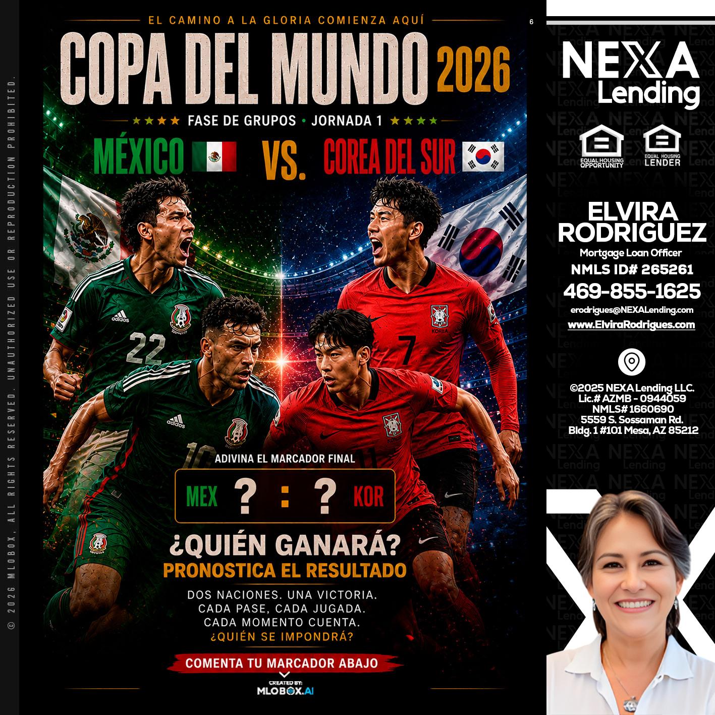 COPA DEL MUNDO 2026 - Elvira Rodrigues -Mortgage Loan Officer