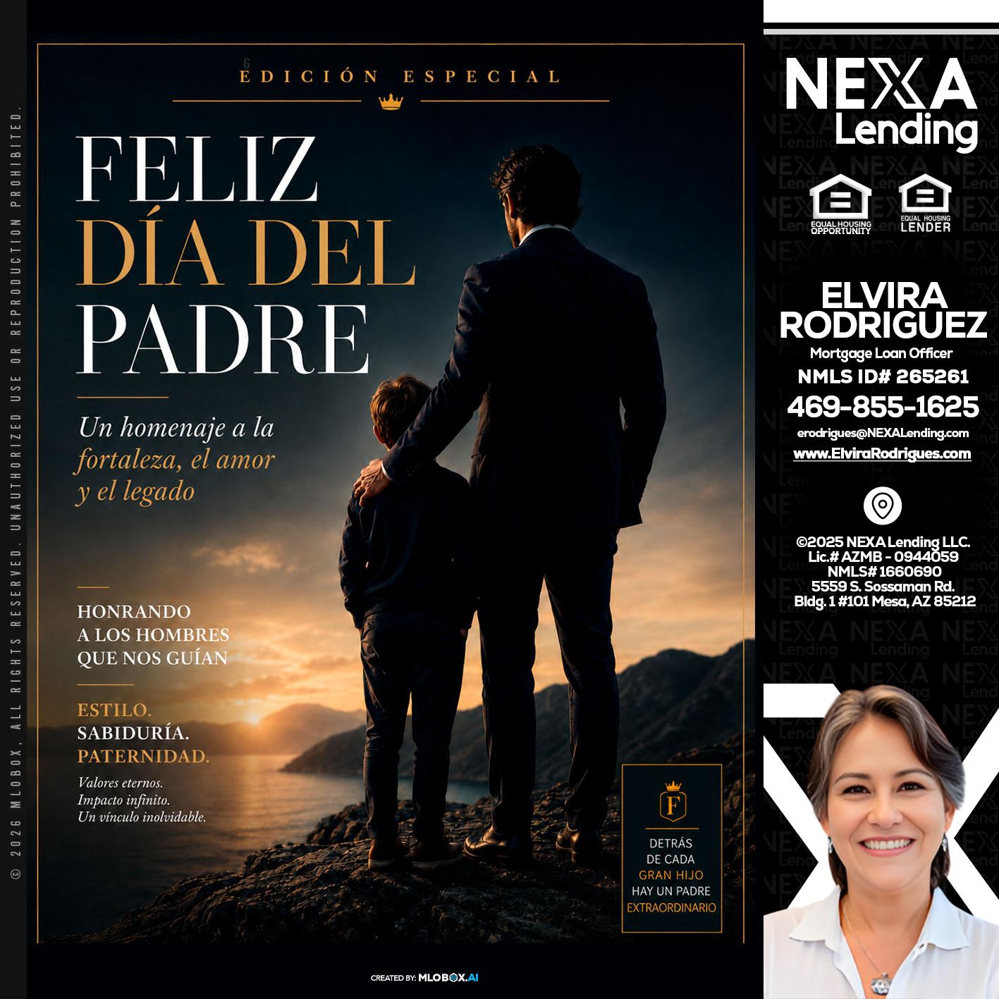 feliz dia del padre - Elvira Rodrigues -Mortgage Loan Officer