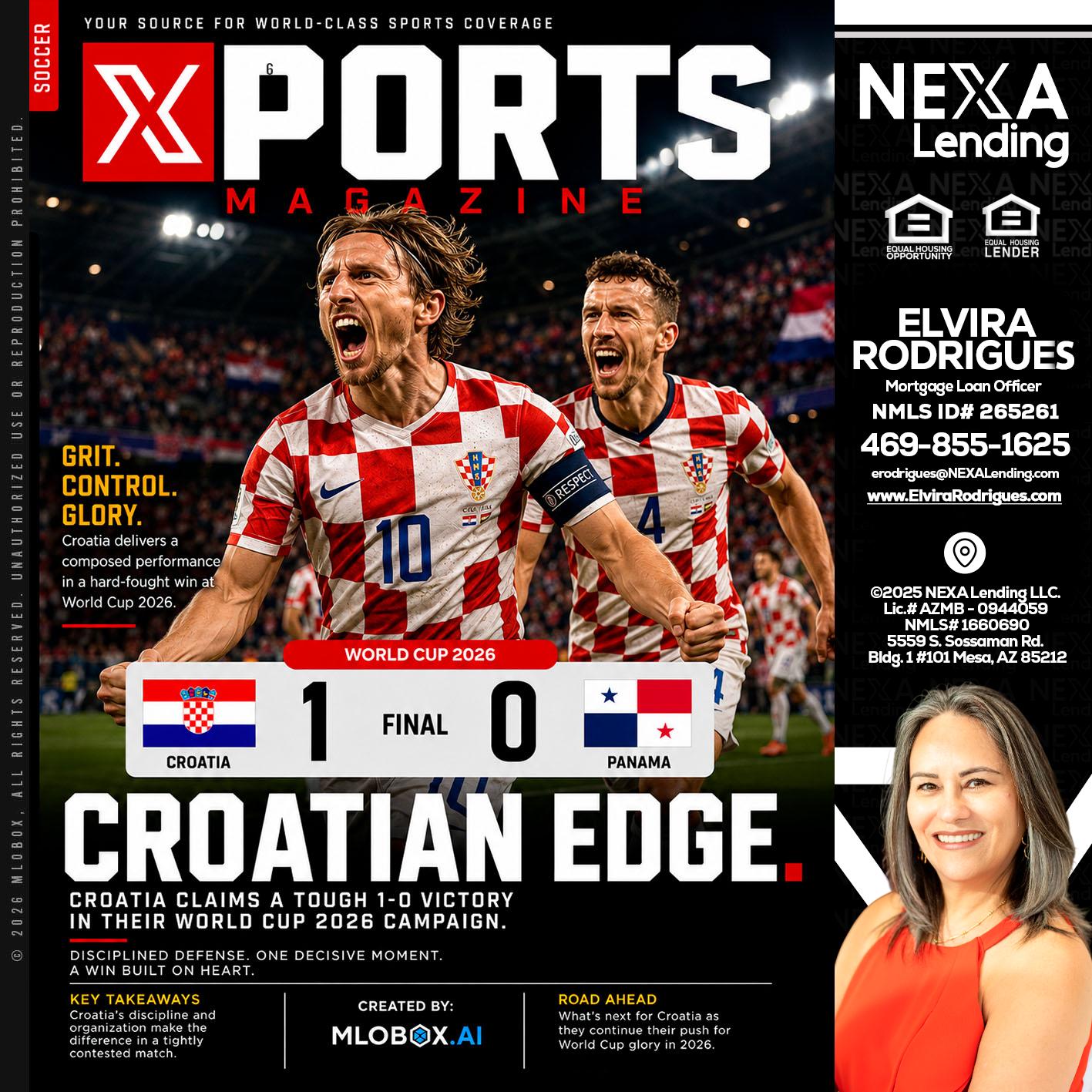 CROATIA 1-0 PANAMA - Elvira Rodrigues -Mortgage Loan Officer
