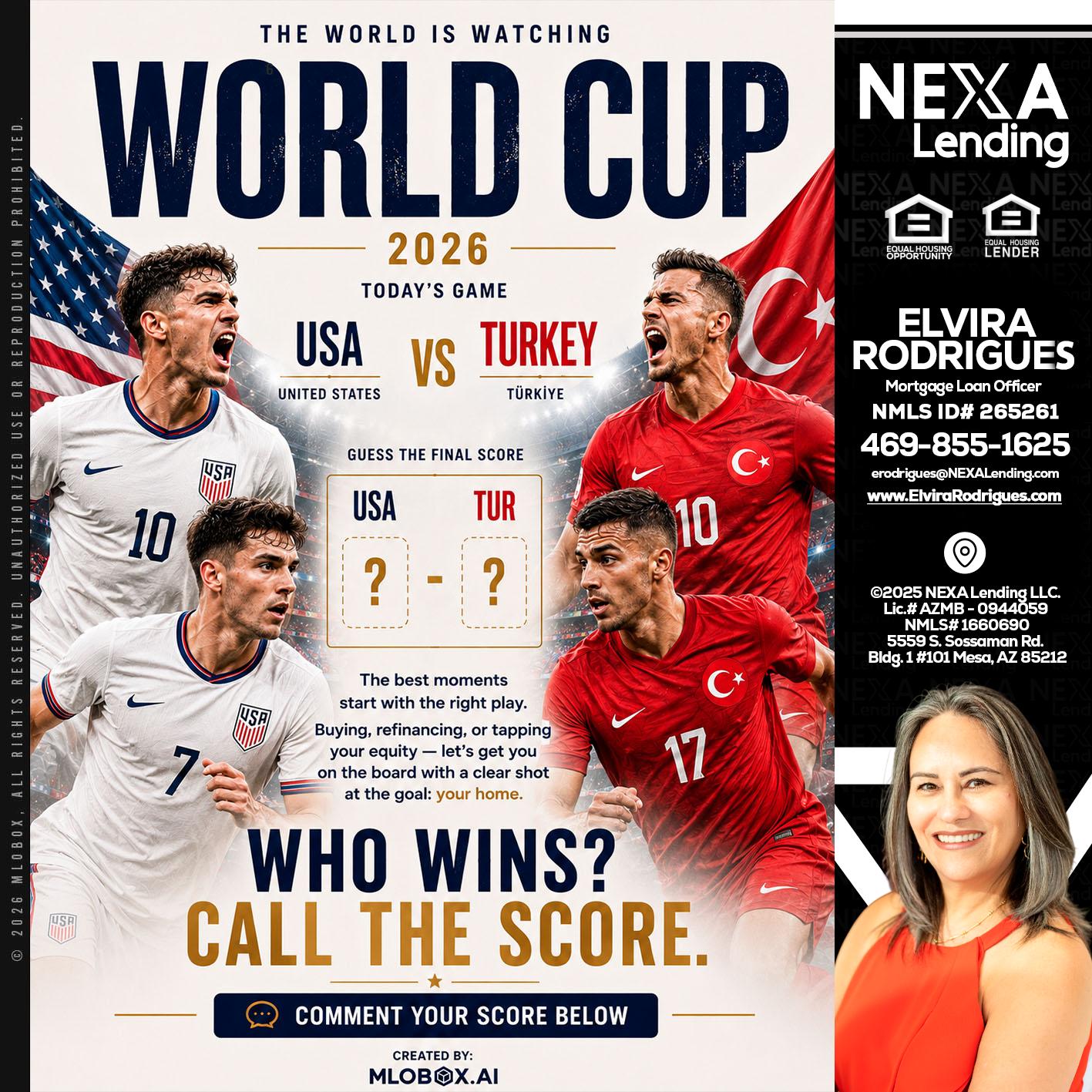 WHOS GONNA WIN? - Elvira Rodrigues -Mortgage Loan Officer