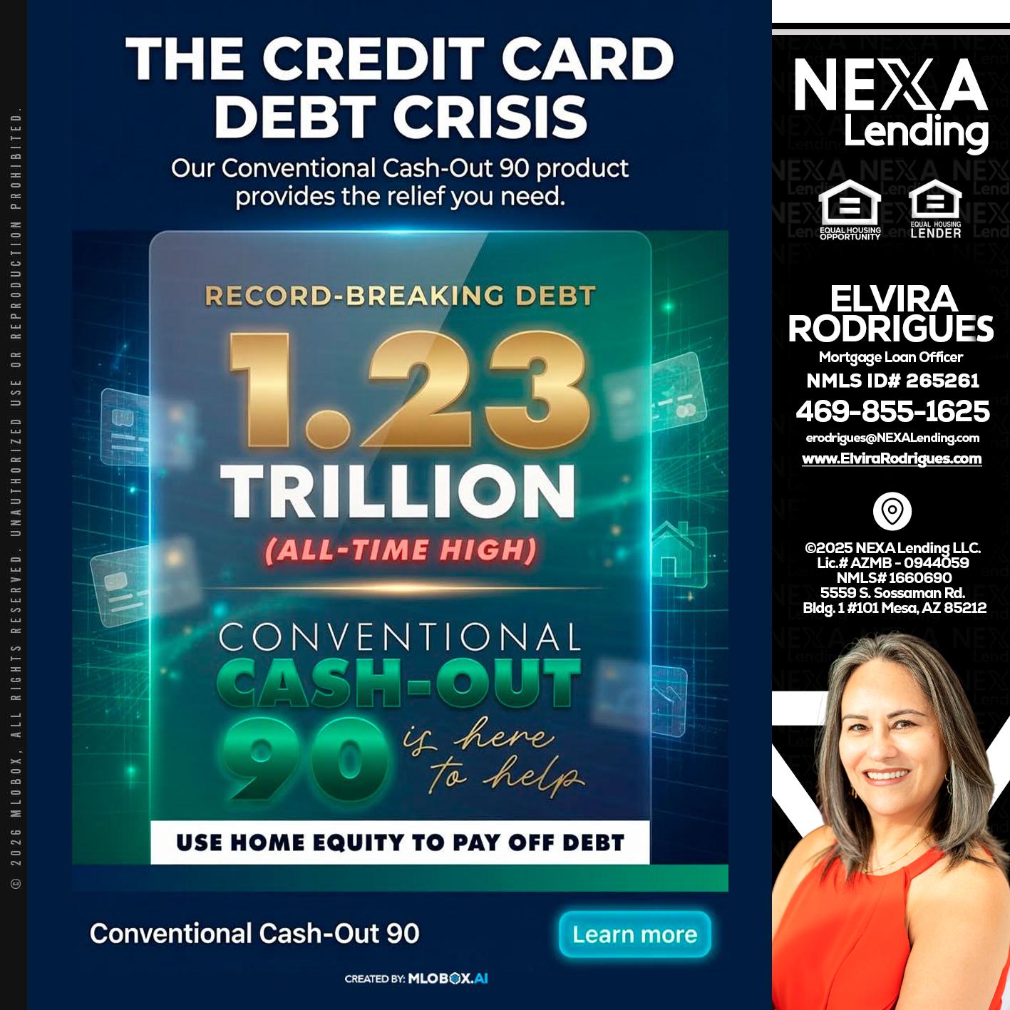THE CREDIT CARD - Elvira Rodrigues -Mortgage Loan Officer