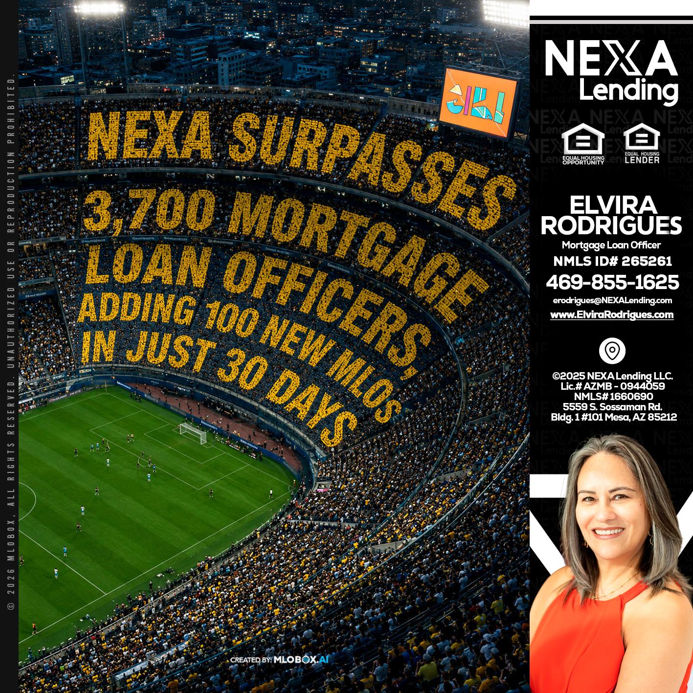 NEXA SURPASSES - Elvira Rodrigues -Mortgage Loan Officer