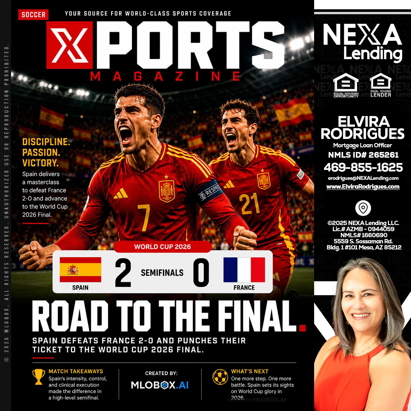 XPORTS WORLD CUP 2026 - Elvira Rodrigues -Mortgage Loan Officer