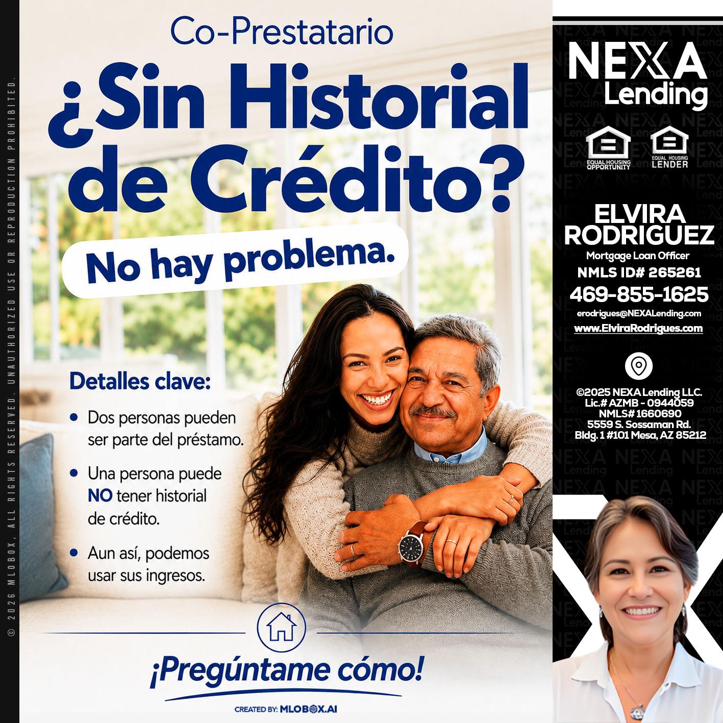 SIN CREDITO? - Elvira Rodrigues -Mortgage Loan Officer
