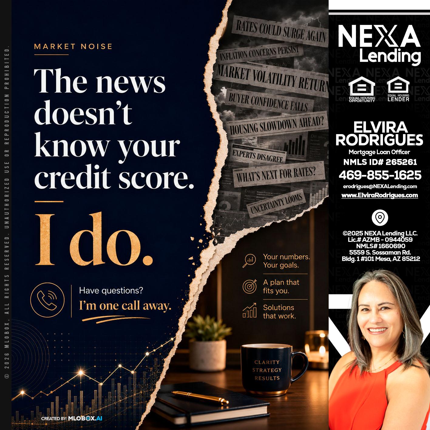 MARKET NOISE - Elvira Rodrigues -Mortgage Loan Officer