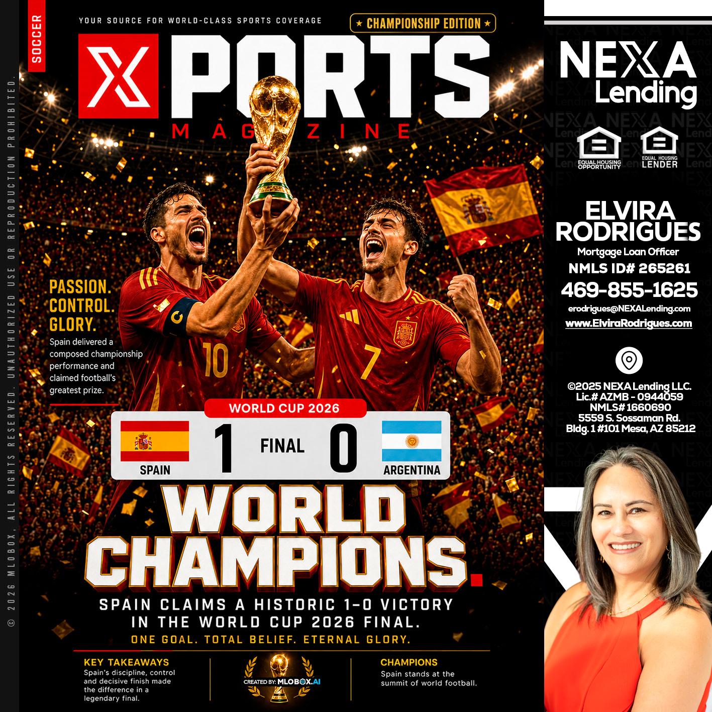 SPAIN CHAMPION - Elvira Rodrigues -Mortgage Loan Officer