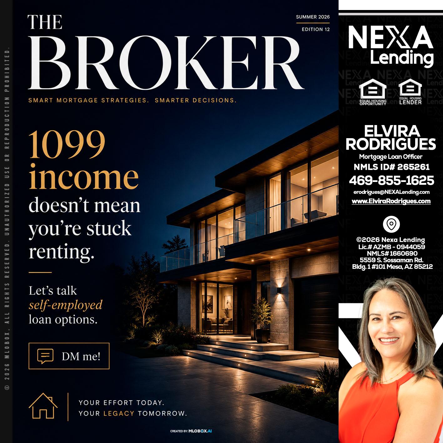 THE BROKER - Elvira Rodrigues -Mortgage Loan Officer