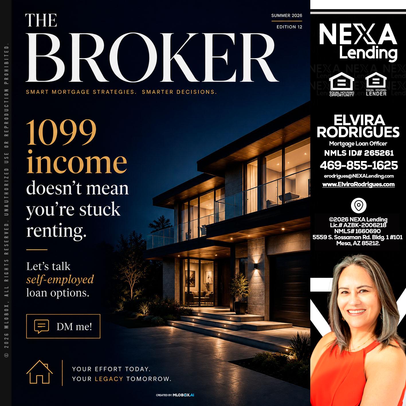 THE BROKER - Elvira Rodrigues -Mortgage Loan Officer