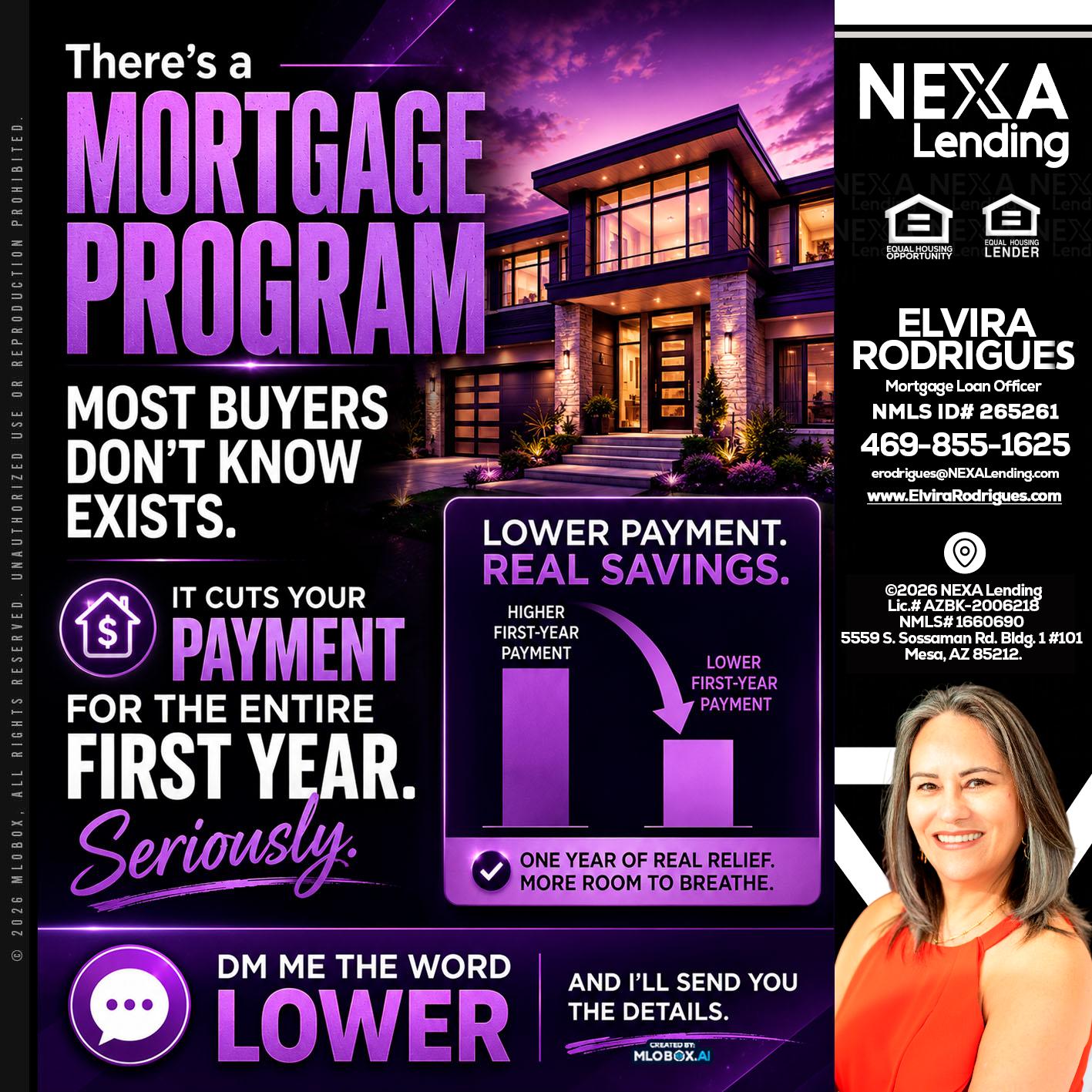 MORTGAGE PROGRAM - Elvira Rodrigues -Mortgage Loan Officer