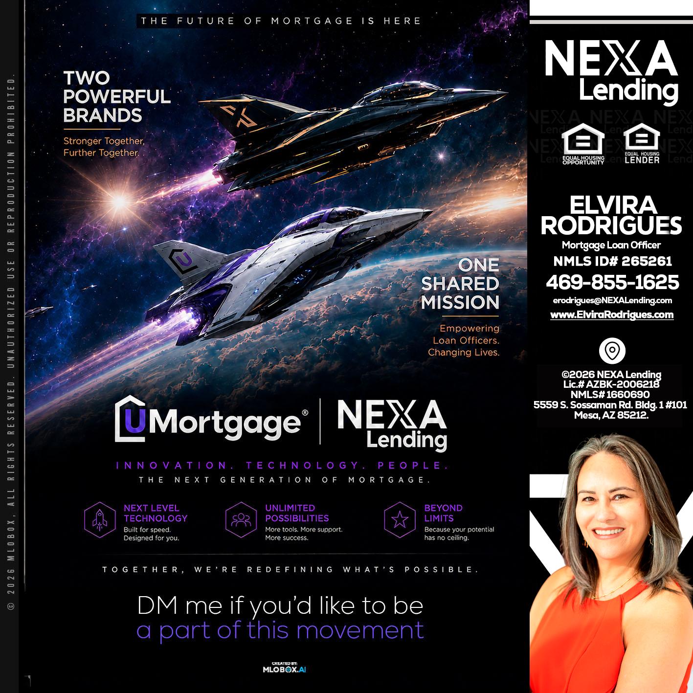 U Mortgage + NEXA lending - Elvira Rodrigues -Mortgage Loan Officer