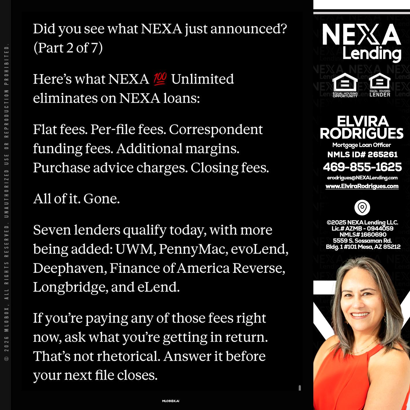 2 OF 7 - Elvira Rodrigues -Mortgage Loan Officer