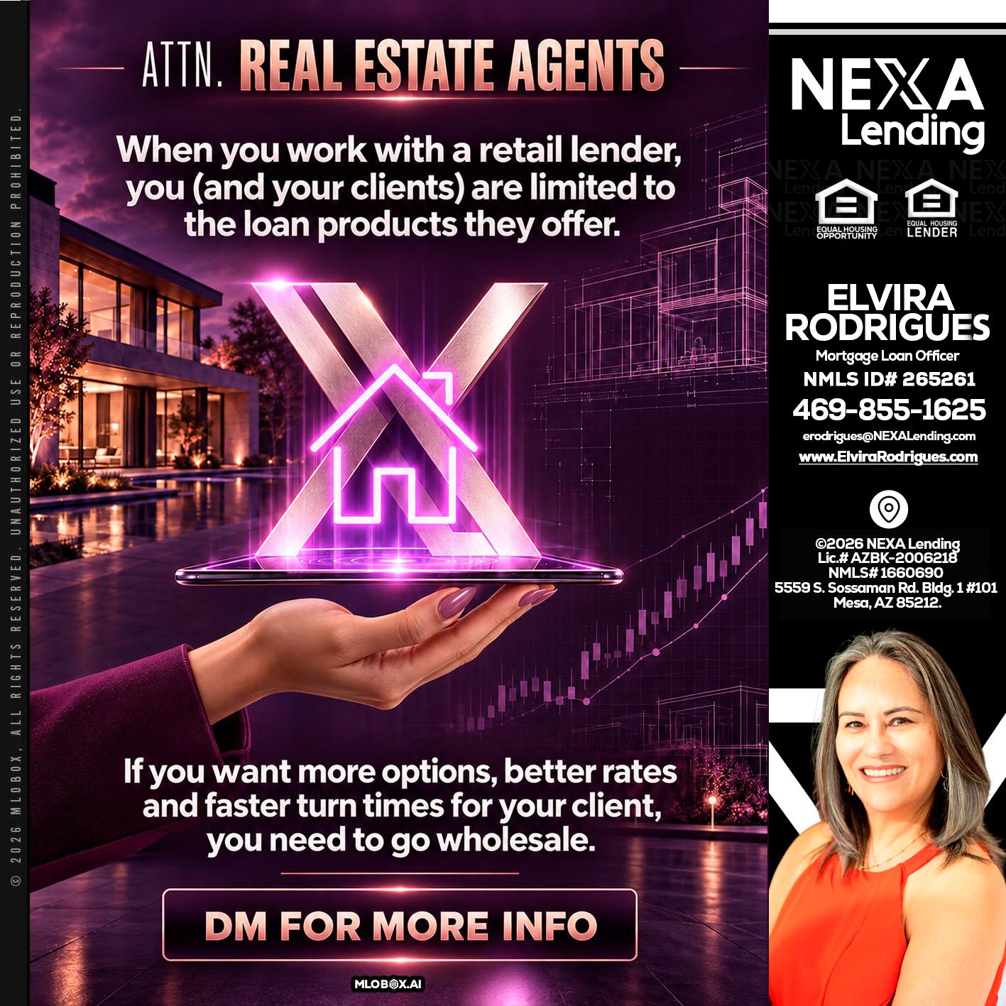 REAL ESTATE AGENTS - Elvira Rodrigues -Mortgage Loan Officer