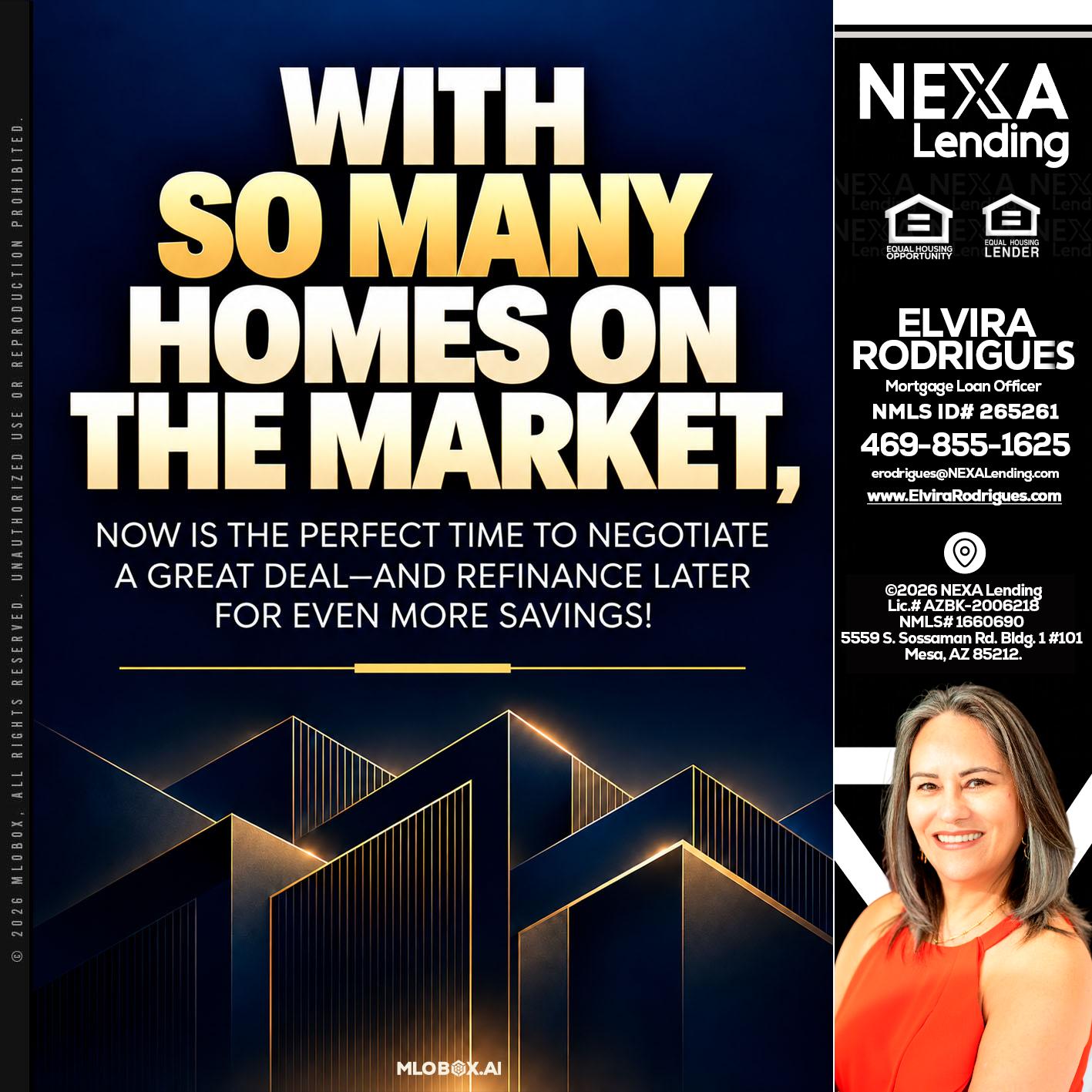 WITH SO MANY - Elvira Rodrigues -Mortgage Loan Officer